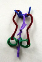 male genitals pipecleaners-front